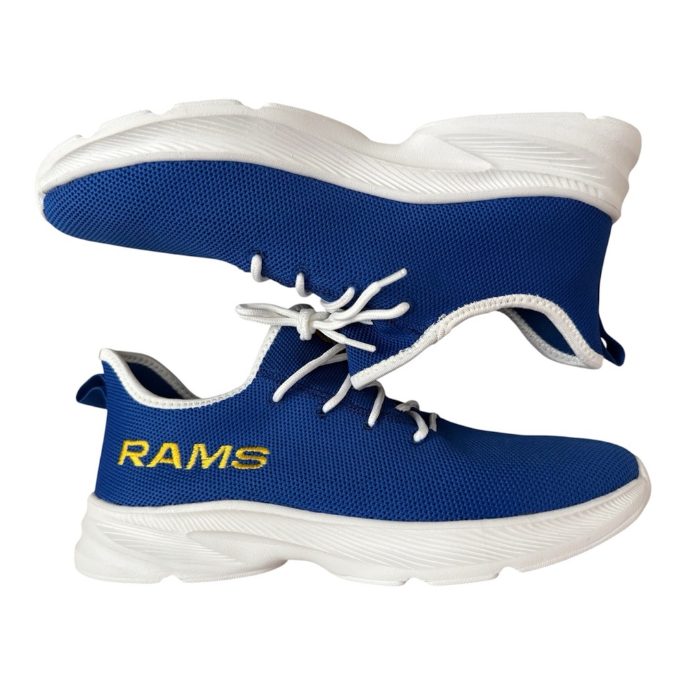FOCO-LA RAMS-NFL Men Blue LowTop Midsole Sneakers Tennis Shoes-Size 9 (NWOT)